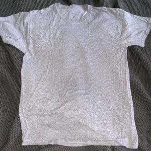 Plain gray T-shirt